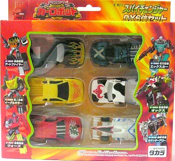 スパイチェンジャーＤＸ６体セット タカラ トランスフォーマーカーロボット